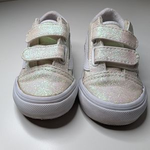 Toddler Old skool V glitter vans